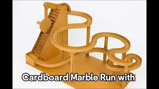 DIY looping marble run made from cardboard &ndash; super cool! 🚀