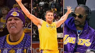 ICONIC Celebrity Moments at Lakers Games - Snoop Dogg, Will Ferrell, Jack Black & MORE