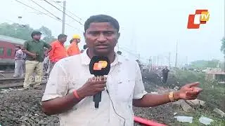 Odisha Train Mishap | Exclusive visuals from accident site in Odisha's Bahanaga
