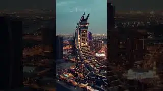 Qatar. Moon Towers Lusail City #raffles #RafflesDoha #FairmontDoha# EidAlFitr #EidMubarak