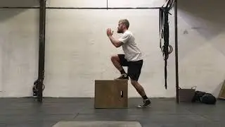 Single-Leg Step-Up Jumps