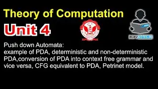 TOC Unit 4 | RGPVNOTES.in | Jayesh Umre