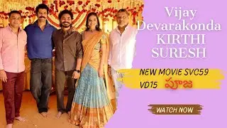 Vijay devarakonda, kirthi suresh new movie svc59,vd15 ,dill Raju 
