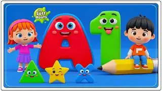 Preschool Learning activities for 3 year olds at home | Learn ABC Phonics Shapes Numbers Colors 🌈