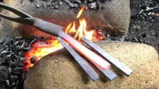 Tahap awal membuat pisau sadap karet