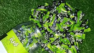ASMR Satisfying Green Pulse Candy Unboxing | Relaxing Candy Sounds & Visuals