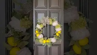 STUNNING DIY Summer Wreath in Minutes!
