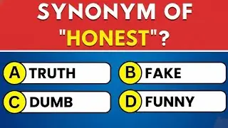 English Synonym Quiz | Similar Words Quiz | English Vocabulary Quiz 