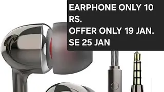 Offer Offer Earphone Only 10Rs                         #viral #viralvideo #earphone #earbuds #trend 