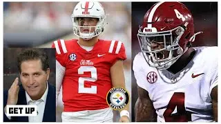 GET UP | Peter Schrager: Jalen Milroe or Jaxson Dart could be Pittsburgh Steelers' solution at QB