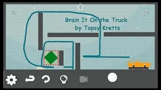 Brain It On the Truck level 36 space 5 stars