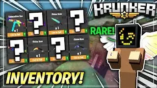 MY INSANE KRUNKER.IO INVENTORY! (8 CONTRABANDS!)