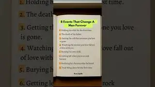 Events that change man forever #events #heartbreak #mercy #death #lovefacts #tips #viral
