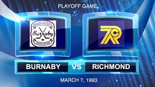 Mar. ?, 1993 - Bantam AAA Hockey - Playoff Game - Burnaby Minor vs Richmond