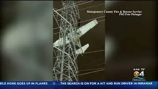 Small Plane Crashes Into Power Lines In Maryland
