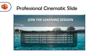 How to Create a Professional Cinematic Slide in PowerPoint | Step by Step Tutorial