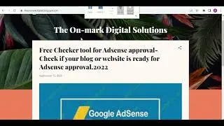 Adsense checker free tool | Eligibilty checker | Adsense Approval checker tool #adsenseapprovaltips