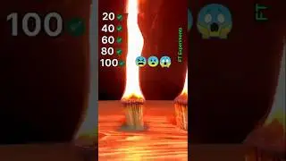 1000&deg;C Red Hot Ball vs Matchstick Stacks &ndash; Instant Fire or Total Meltdown? 😱🔥