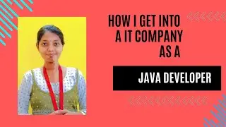 How I get into a It company as a java developer