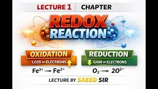 L - 1 | Redox Reaction |  Oxidation And Reduction | #chemistry