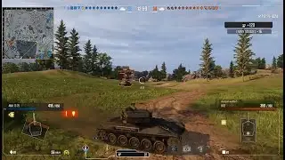 World of Tanks Console AMX 13 75 Tier 7 Light Tank gameplay: Dance of Death!
