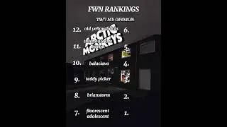♡i love this album this was SO HARD♡ #ranking #arcticmonkeys #fwn #album #shortsfeed #shorts