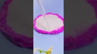 Easy & Pretty Paper Towel Flowers for Kids #shorts #flowers
