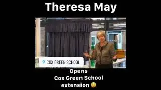 Theresa May MP visits Cox Green School