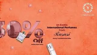 Grab Rasasi perfumes at the Youvora Winter Mania! Flat 30% OFF | No minimum order value