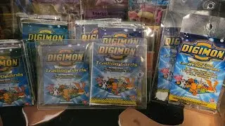 Vintage Digimon Animated Series 1 Pack Opening. Over 20 Year Old Packs. 🔥🔥 Hits! Also A Short Lesson