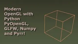 Modern OpenGL programming in Python - part 18 - simple lighting