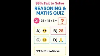 Maths & Reasoning Try To Solve !  Short Live | Live Quiz #maths  #reasoning #shorts #viral #quiz