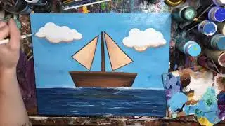 Speed Painting: Scene from Moby Dick (The Simpsons fan art)