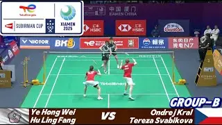 Ye Hong Wei/Hu Ling Fang (TAIPEI) vs Ondrej Kral/Tereza Svabikova (CZECHIA) | Sudirman Cup 2025