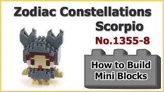 How to Build Blocks Zodiac Constellations - Scorpio No.1355-8 Instructions Specifications