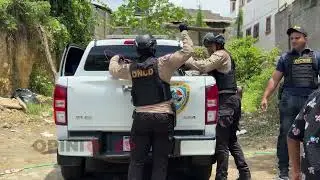 DICRIM y DNCD realizaron operativo en pueblo nuevo y Bijao en SFM 