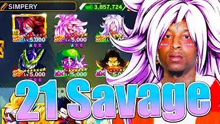 Android 21 is a Savage!🚨 | Dragon Ball Legends PvP Full Android 21 Team