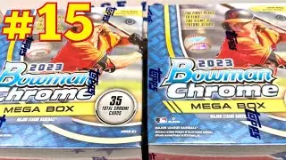 #1 PICK AUTO PULL!  2023 BOWMAN CHROME BASEBALL CARD BOX OPENING!  Top 40 Countdown!