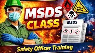 What is MSDS? Full MSDS Class for Safety Officer | Hindi+English | Arshad Jamil 