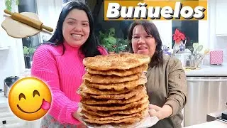 How to Make Buñuelos with my Mom! (Mexican Fritters)