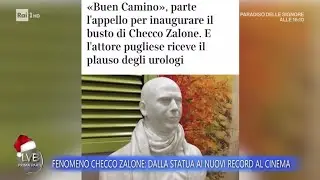 Trionfo Checco Zalone, dai nuovi record al cinema al busto a Lecce - La volta buona 06/01/2026