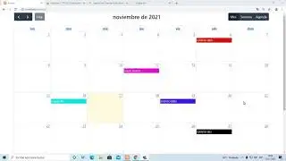 01 Events Calendar with Full Calendar and Vanilla Javascript