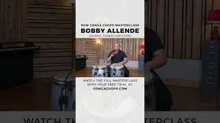 Bobby Allende Having fun Playing Tumbao on Congas | CongaChops.com Masterclass
