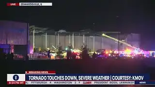 Tornado rips off Amazon warehouse roof, injuries reported