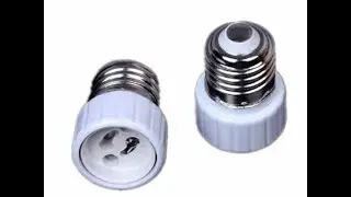 E27 to GU10 Adapter Converter BY G H