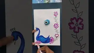 Peacock border design:: assignment front page design #projectideas #shortsfeed #shorts