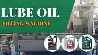 8 HEAD LUBRICATING OIL FILLING MACHINE | TRACKING FILLER | CONNECTS TO CAPPING & LABELING LINE