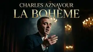 Charles Aznavour - La Boh&egrave;me (Cinematic AI Cover) | French Music Radio 🥀