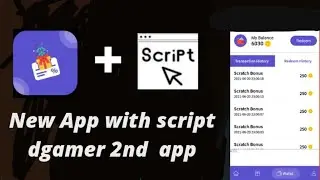 😱 New App with script ✔️ | dgamer 2nd app | 💵 Don't miss 👆👆