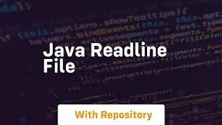 java readline file